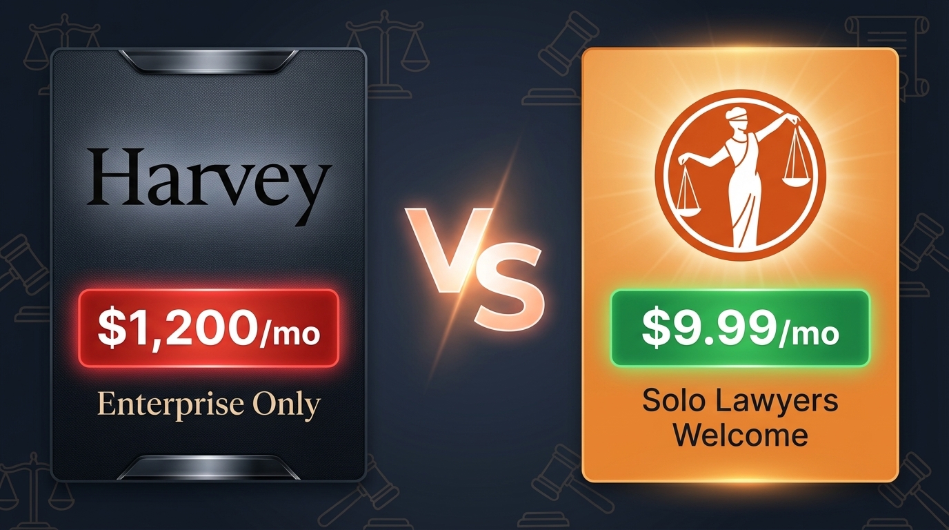 Top 7 Harvey AI Alternatives for Solo Lawyers & Small Firms (2026)